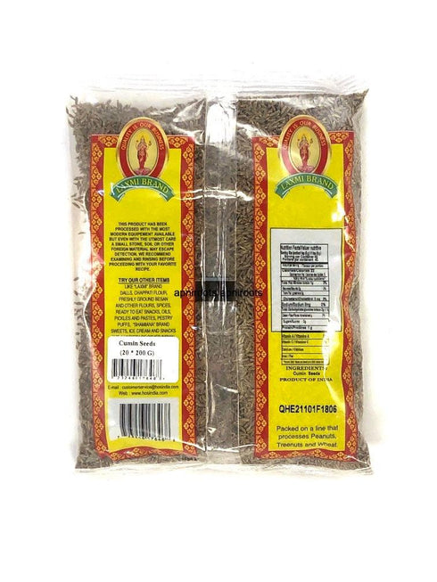 LAXMI CUMIN SEED 200 GM - apniroots Grocery